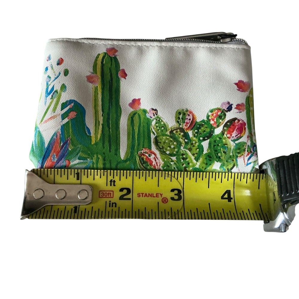 Starbucks Arizona dessert garden coin purse with key ring ,zipper New - Picture 4 of 5